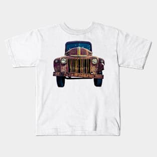 Rusty Ford Pickup Truck Kids T-Shirt